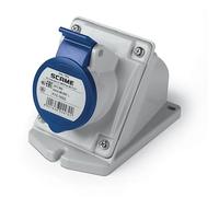 Scame Eureka - Base da parete Eureka IP44 2 poli + terra 16 A 220 V