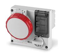 SCAME 406.1687 PRESA INCASSO OMNIA C/FUSIBILE 3P+N 16A 6H IP67