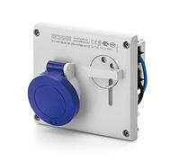 Scame Omnia - Presa corrente incasso IP44 Serie Omnia 2 poli + T16 A 220 V