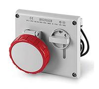 Scame Omnia - Presa corrente incasso IP67 Serie 3 poli + T16 A 380 V