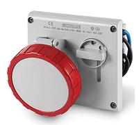 PRESA INTERBLOCCATA 3P+N+T 6H 380V NO FUSIBILI IP67 OMNIA SCAME 405.3287