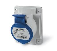 Scame Optima - Base/S Incasso 2 poli + terra 16 A 6H Blu