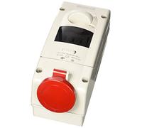 SCAME PRESA INTERBLOCCATA 3P+T 16A 380V 6H COLORE ROSSO 562.1686