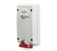 SCAME PRESA INTERBLOCCATA 3P+N+T 16A 380V 6H 561.1687