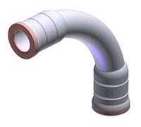 Scame Smart - Gomito 90 diametro tubo 40 mm