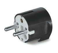 Scame UNEL - Spina 2 Poli + Terra 16 a-250 V Nero