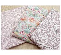 Scampoli di tessuto - William Morris Rose Pink - stampa floreale con uccelli