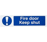 Scan 5004 - Cartello in PVC, motivo: "fire door, keep shut"