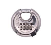 Scan Acciaio Inox Disco Tipo Combinazione Lucchetto 70mm SCAPLSS70CD