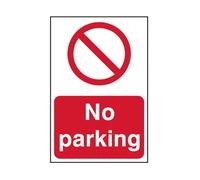 Scan, Cartello in PVC "No parking" 400 X 600mm