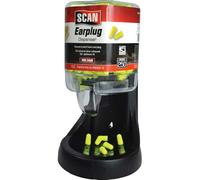 Scan Ear Plug Dispenser, Wall Mounted or Free Standing, Noise Cancelling Reduction of SNR 38dB Hearing Protection - 250 Pairs