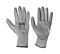 Scan Grigio PU Rivestito Taglio 3 Guanti - XXL (Misura 11) SCAGLOCUT3XX