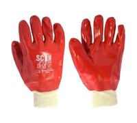 Guanti In PVC A Maglia Con Polsino - L (Taglia 9) SCAGLOPVCKW