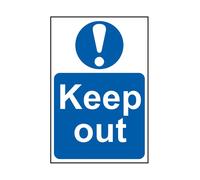 Scan Keep Out - Cartello In PVC 200 X 300Mm SCA0255