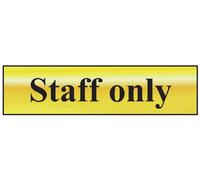Scan Staff Solo - Ottone Lucidato Effetto 200 x 50mm SCA6013