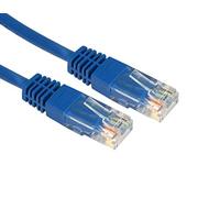 Scan urt-600b 0.5 m CAT5e UTP cavo patch Gigabit 10/1000 blu