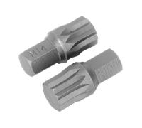 Scanalate Punta M14 X 30mm Confezione Di 2 - Sealey AK5532 Nuovo