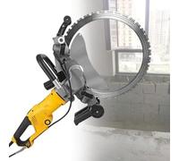 Scanalatrice elettrica senza spazzola della parete per granito, pietra, mattoni, marmo e calcestruzzo con il motore di rame puro e il taglio di No-Dead-Angle di 90°