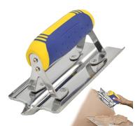 Scanalatrice per calcestruzzo in acciaio inox, strumento manuale e cazzuola, accessorio ergonomico per lavori di costruzione, strumento di finitura dei bordi di precisione, design durevole per