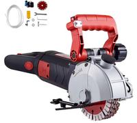 Scanalatrice per Tracce Muro da 1700W con Laser Guida, 2 Lame Diamantate