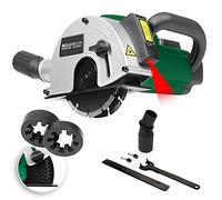 Scanalatrice per Tracce Muro da 1700W con Laser Guida, 2 Lame Diamantate e Adattatore Aspirapolvere Scanalatore Fresa per Muratura e Cartongesso con cavo da 3MT