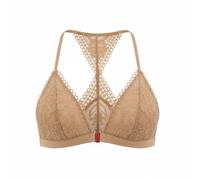 SCANDALE Le Triangle T17 Reggiseno Donna Beige Con 3 Pad In Pizzo S