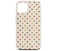 Scandi Boho Grid Pattern neutro toni della terra Custodia per iPhone 13