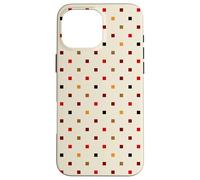 Scandi Boho Grid Pattern neutro toni della terra Custodia per iPhone 16 Pro Max