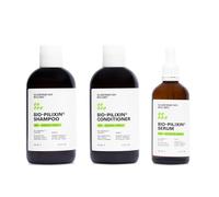 Scandinavian Biolabs Bio-Pilixin® Routine Donna | Routine donna in 3 fasi: riduce la caduta, rinforza i follicoli per capelli più folti. Shampoo, condizionatore, siero.