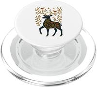 Scandinavo Folk Art Cervo Botanico Antler PopSockets PopGrip per MagSafe