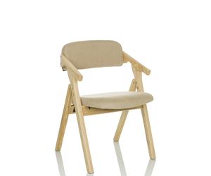 SCANDIO - Sedia pieghevole Beige