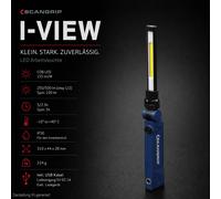 Scangrip Luci di Ispezione LED COB Batteria 500 lm Spotlight Slim IP30 Blu
