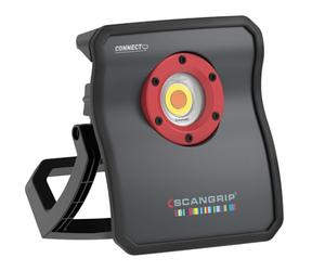 Scangrip, MULTIMATCH 3 CONNECT - Lampada da Lavoro LED CRI+ 3000lm con CCTSCAN, Bluetooth, Sistema CONNECT per Batterie 18V/20V