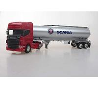 SCANIA R730 V8 TANKER TRUCK 2011 RED SILVER