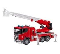 Scania Super 560R camion dei pompieri con scala girevole, pompa dell''acqua, luci e suoni, Veicolo modello