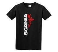 Scania Vabis Truck Sweden King The Road O-Neck 100% Cotton Short Sleeve Unisex T-Shirt S