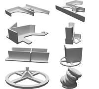Scanner 3D a Luce Strutturata Microscopio VirtuZoom Kit Fai Da Te Supporto