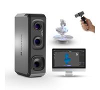 Scanner 3D portatile per stampanti 3D, velocità di scansione rapida a 10 FPS con lente anti-shake e precisione di 0,02 mm su Windows/MacOS, 3DMakerpro Seal Lite [Kit Premium]