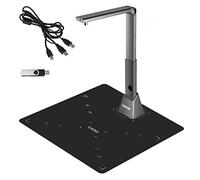 Scanner A3 10mp HD Pixel Portable Book Photo Document Scanner Camera Capture W/LED Light OCR Word/PDF Creating And E-Book Making for Live Demo Web Conferencing Remote Teaching