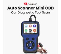 Scanner automatico Adattatore OBD 2 OBDII Strumento diagnostico per auto Lettore di codici Junsun Accessori per autoradio Cavo Display schermo Professionale