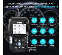 Scanner automobilistico OBD2 adatto per Mercedes Benz Sprinter Smart 9+ Reset Sistema completo ANCEL BZ700 Strumento diagnostico per lettore di codici auto