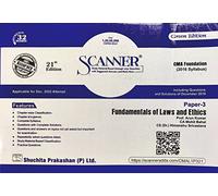 Scanner CMA Foundation (2016 Syllabus) Paper-3 Fundamentals of Laws and Ethics (Green Edition) (Applicable for June 2020 Attempt)