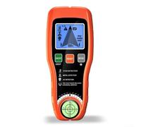Scanner da parete 7 in 1 con display LCD per rilevazione centrale dei perni, identificazione dei metalli e rilevamento del legno nelle attività di costruzione di interni