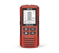 Scanner da parete, Rilevatore di montanti da parete, scanner elettronico for, rilevatore for il rilevamento del centro dei in cartongesso 1-1/2 pollici per il rilevamento di(Red)
