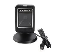 Scanner di codici a barre 2D GearWell, lettore di codice QR, scanner omnidirezionale senza mani, scanner desktop cablato USB, lettore di codici a barre del negozio al dettaglio,