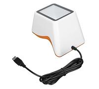 Scanner di Codici a Barre Desktop 2D 1D, Lettore di Codici a Barre Automatico con Piattaforma Vivavoce Cablata USB per il Pagamento dello Schermo del Telefono del Negozio Al Dettaglio, Negozio, Superm