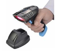 Scanner di codici a barre HD6100 HDWR, 1D Code Scanner, ideale per magazzini e negozi, docking station di ricarica automatica del lettore, lettore di codici senza fili EAN