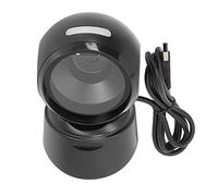 Scanner di codici QR, lettore di codici a barre Strumento di scansione portatile ABS per la vendita al dettaglio logistica del negozio Nero