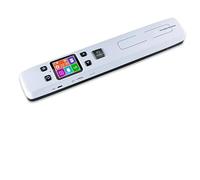 Scanner di documenti Mini scanner portatile for documenti e immagini A4, scanner portatile ad alta velocità 1050 DPI JPG/PDF for uso aziendale scolastico(White)
