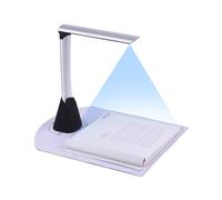 Scanner di Documenti, Scanner for fotocamera for documenti con immagini di libri USB ad alta velocità, formato di scansione A4 ad alta definizione HD da 5 megapixel con funzione OCR e luce LED